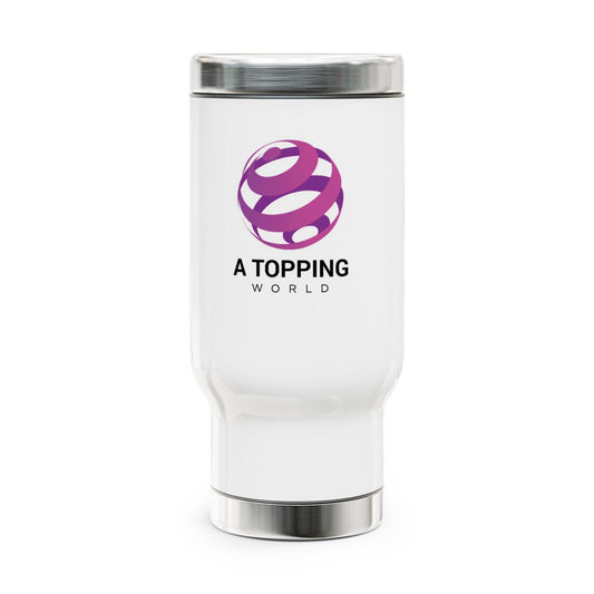 Stainless Steel Travel Mug with Handle, 14oz